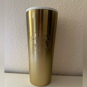 Gold ombré  Starbucks tumbler